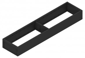 BLUM ZC7S450RS1 Ambia-line cadre pour LBX/MVX, NL=450/L=100 carbone noir CS-M
