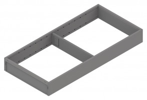 BLUM ZC7S450RS2 Ambia-line cadre pour LBX/MVX, NL=450/L=200 Indium gris IG-M