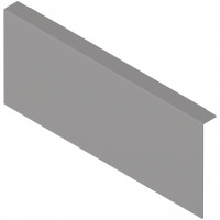 BLUM ZC7A0U0K Ambia-line adaptateur pour dos bois LBX/MVX K Indium gris IG-M