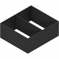 BLUM ZC7F300RSU Ambia-line cadre pour LBX/MVX, NL=270/Š=242 carbone noir CS-M