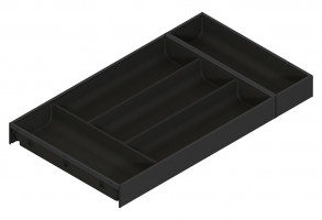 BLUM ZC7S550BS3 Ambia-line tiroir couverts LBX/MVX, NL=550/L=300 act. noir CS-M