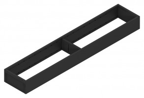 BLUM ZC7S550RS1 Ambia-line cadre pro LBX/MVX, NL=550/L=100 carbone noir CS-M