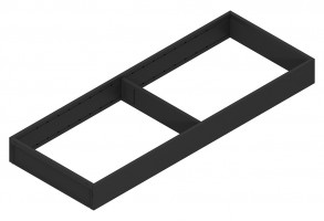 BLUM ZC7S550RS2 Ambia-line cadre pour LBX/MVX, NL=550/LA=200 carbone noir CS-M