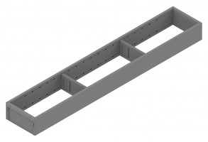 BLUM ZC7S600RS1 Ambia-line cadre pour LBX/MVX, NL=600/L=100 Indium gris IG-M
