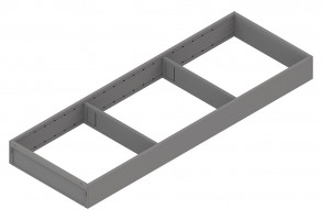 BLUM ZC7S600RS2 Ambia-line cadre pour LBX/MVX, NL=600/ L=200 Indium gris IG-M