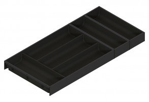 BLUM ZC7S650BS3 Ambia-line tiroir couverts LBX/MVX, NL=650/ L=300 carb.noir CS-M