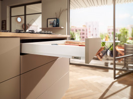 BLUM ensemble Merivobox, tiroir M 500mm/70kg, blanc