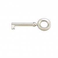 HETTICH 44565 clé 08, nickel mat, longueur 74mm