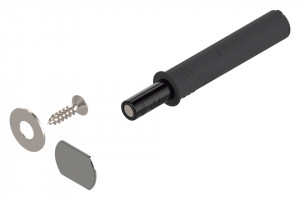 BLUM 956.1004 Tip-on pour charnieres, 50mm, aimant, ensemble, noir CS
