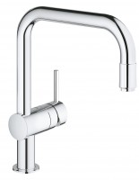 GROHE 32067000 Robinet cuisine Minta avec aérateur extractible chrome