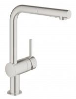 GROHE 30274DC0 Robinet MINTA L-sortie supersteel