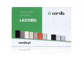 CORDIA Nuancier verre pour cadres aluminium Lacobel