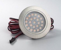 SAL LED spot OL11 12V 2W acier brossé blanc neutre