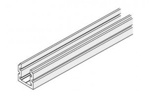 HAWA 15405 profil de guidage inférieur 6000mm alu elox