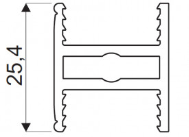 SEVROLL 05806 GM 18 barre de liaison H25 3m argent