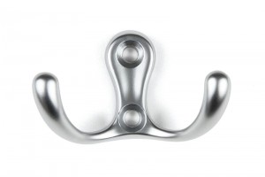 TULIP porte-manteau Livorno chrome mat + vis