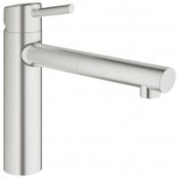 GROHE Robinet cuisine Concetto mousseur extractible supersteel 31129DC1