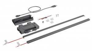 HETTICH 9305742 profil de couverture éclairage pour AvanTech YOU anthracite, max