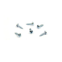 StrongFix Vis a bois PZ 4x15 tete demi-ronde zinc blanc PZ2