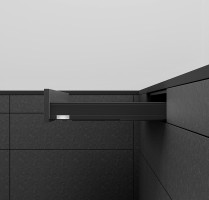 K-BLUM Legrabox, tiroir N 500mm/40kg, Tip-on, noir, Expando