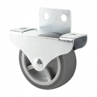 StrongCastors roue fixe avec fixation latérale 50mm bandage souple