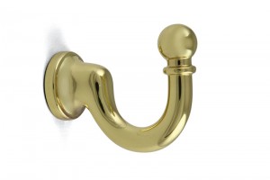 TULIP porte-manteau Unico doré brillant + vis