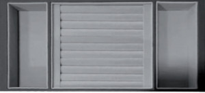 StrongIn organisateur pour bijoux et bagues pour tiroir d'armoire 400mm