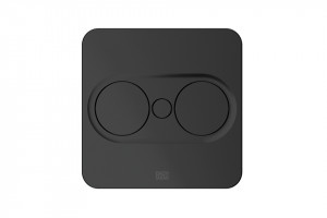 BACHMANN 946.107 tiroir él. Twist 2 carrée, 1x 230V FR, USB A+C 22W, noir mat