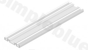 SEVROLL 04496 Blue-V guidage inférieur 2m argenté
