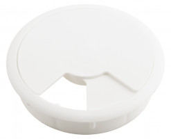 STRONG Passe-câble plastique 80mm blanc