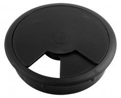 STRONG Passe-câble plastique 80mm noir