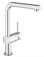GROHE 31360001 Robinet Minta Touch L-siphon avec aérateur extractible chrome