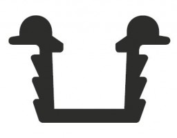 TERNO quincaillerie pour portes coulissantes porte supérieure/guidage inférieur 