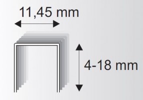 agraphe de tapissier 530/14mm, 31200 pcs