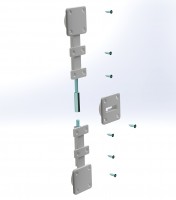 StrongLine renfort de porte max. 2250mm blanc