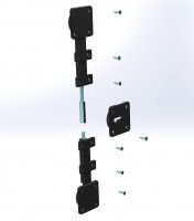StrongLine renfort de porte max. 2250mm noir