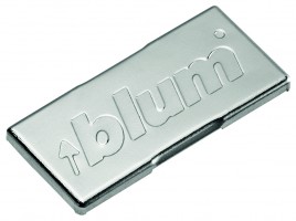 BLUM 70.4503.BP cache d'équerre, 125°, 155°, Cristallo (new), logo BLUM