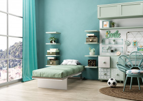 POZZOLI SPEEDY WALL quincaillerie + sommier pour lit escamotable grande matelas