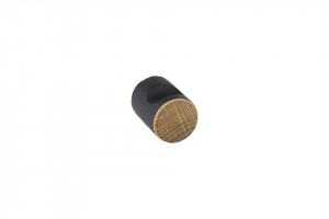 TULIP Knop Hole 25 mm chene vernis/noir