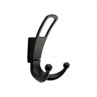 TULIP porte-manteau Ener noir mat + vis