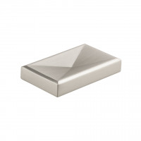 TULIP Bouton Envel 32 nickel brossé + vis