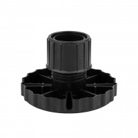 HETTICH 44747 pied Korrekt, 50 mm, noir