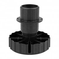 HETTICH 70151 pied Korrekt, 80 mm, noir