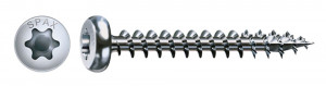 SPAX vis a bois 4x30 tete demi-ronde TXS, W, 4C