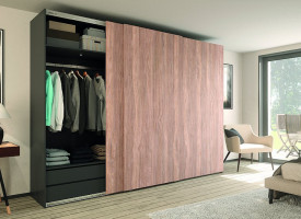 K-HETTICH TopLine L,3 porte, amort. C, 2300mm, 10-16mm, 20-50 kg