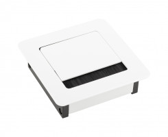 STRONG passe-câble ALU 100x100x29mm blanc