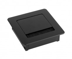 STRONG passe-câble ALU 100x100x29mm noir