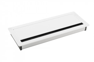 STRONG passe-câble ALU 240x100x29mm blanc