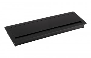 STRONG passe-câble ALU 300x100x29mm noir