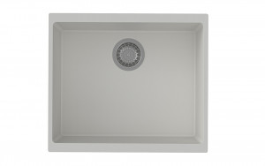 StrongSinks S3 évier granit Hron 530 530x460mm sans égouttoir blanc